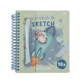 Little Dutch - Libro Scratch & Sketch - Jim & Friends