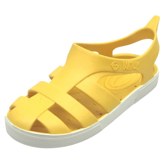 Boatilus - Bioty sandalo da spiaggia in gomma - Colore Boatilus: Yellow White, Taglia Boatilus: 20