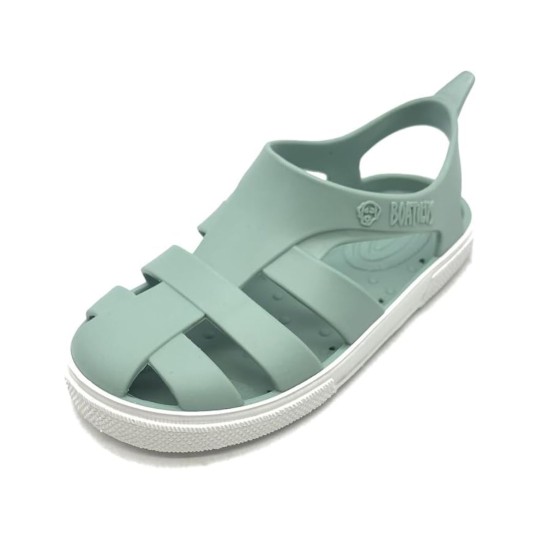 Boatilus - Bioty sandalo da spiaggia in gomma - Colore Boatilus: Pastel Green White, Taglia Boatilus: 25