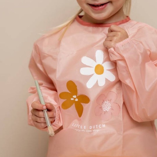 Little Dutch - Grembiule con maniche - Perfetto per i lavoretti! - Colori Little Dutch: Flowers & Butterflies