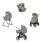 Inglesina - Trio Aptica Element con Darwin Recline - Completo di telaio - Colore Inglesina: Honey Beige