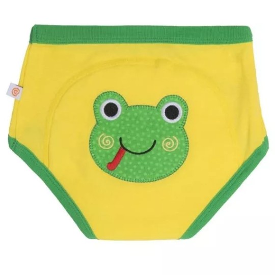 Zoocchini - Mutandine di apprendimento 2/3 Anni - Training Pants - Disegno: Rana
