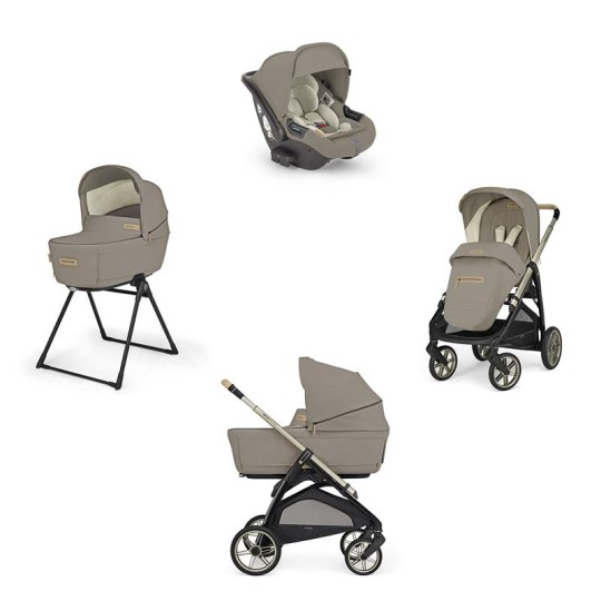 Inglesina - Trio Aptica Element con Darwin Recline - Completo di telaio - Colore Inglesina: Honey Beige