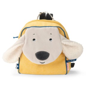 Moulin Roty - Zaino morbido giallo Puce & Pilou