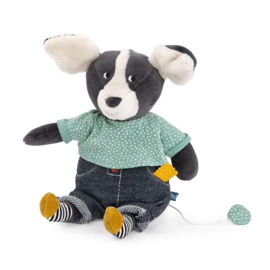Moulin Roty - Peluche musicale Cane Puce