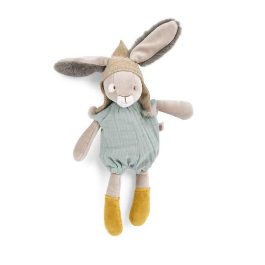Moulin Roty - Peluche Piccolo Coniglio - Colore: Salvia