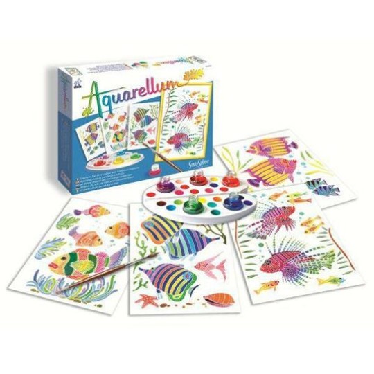 Sentosphere - Acquerelli Junior - Varianti Sentosphere: Aquarium