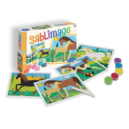 Sentosphere - Set creativo con sabbia colorata - Varianti Sentosphere: Chevaux