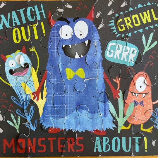Floss & Rock - Puzzle Mostri 20 pezzi
