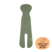 Aeromoov - Fodera traspirante per seggiolino auto con gambe - Per gruppi 2/3 - Colori Aeromoov: Moss