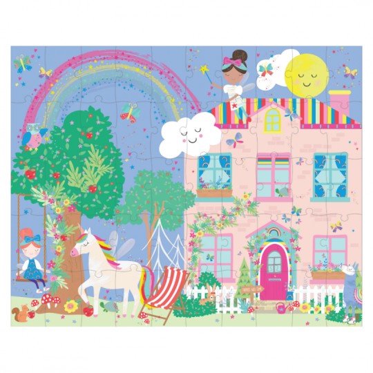 Floss & Rock - Puzzle magico 50 pezzi - Floss & Rock: Rainbows
