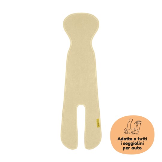 Aeromoov - Fodera traspirante per seggiolino auto con gambe - Per gruppi 2/3 - Colori Aeromoov: Vanilla