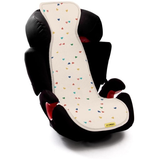 Aeromoov - Fodera traspirante per seggiolino auto con gambe - Per gruppi 2/3 - Colori Aeromoov: Confetti Hearts