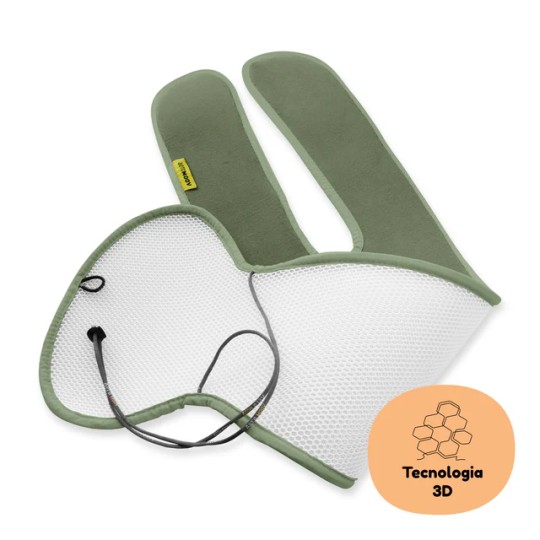 Aeromoov - Fodera traspirante per seggiolino auto con gambe - Per gruppi 2/3 - Colori Aeromoov: Moss