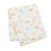 Lulujo - Mussola Swaddle 120x120cm - 100% Mussola di cotone - Varianti Lulujo: Jungle Green