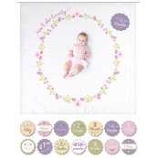 Lulujo - Kit Primo Anno - Copertina Swaddle in Mussola di Cotone - Varianti Lulujo: Isn't She Lovely