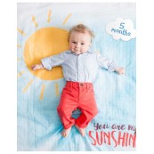 Lulujo - Kit Primo Anno - Copertina Swaddle in Mussola di Cotone - Varianti Lulujo: You are my Sunshine