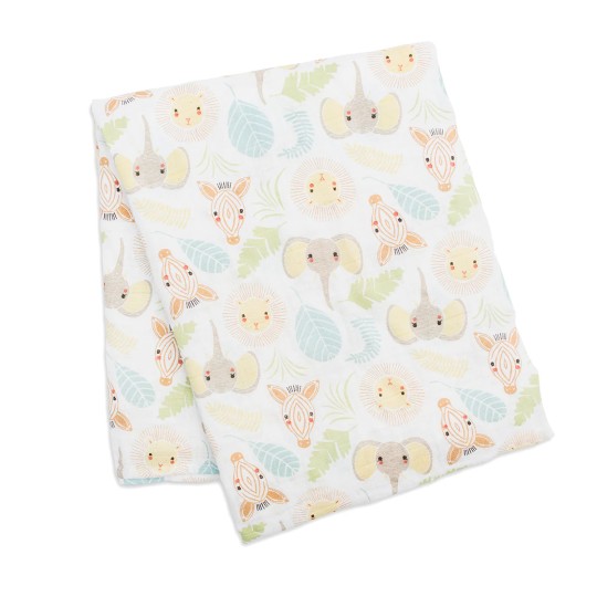 Lulujo - Mussola Swaddle 120x120cm - 100% Mussola di cotone