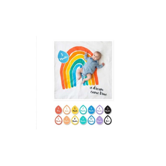 Lulujo - Kit Primo Anno - Copertina Swaddle in Mussola di Cotone - Varianti Lulujo: A Dream Come True