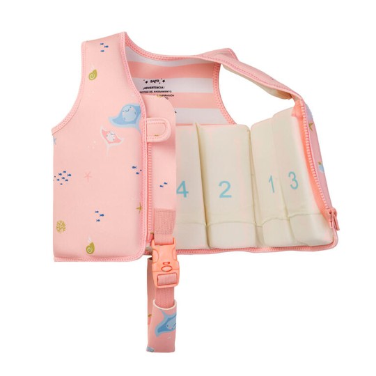 Saro - Gilet Salvagente in neoprene con cerniera - Taglia: M, Colori Saro: Seahorse