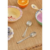 Rice - Cucchiaino da Thè - Set di 4 pezzi - Argento