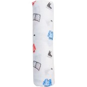 Lulujo - Copertina swaddle 120x120cm - Mussola di cotone e viscosa di bambù