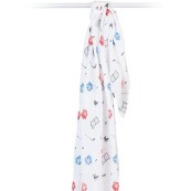 Lulujo - Copertina swaddle 120x120cm - Mussola di cotone e viscosa di bambù - Varianti Lulujo: Hockey