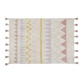 Lorena Canals - Tappeto lavabile Azteca 120x160cm - 100% Cotone - Lavabile in lavatrice!