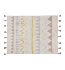 Lorena Canals - Tappeto lavabile Azteca 120x160cm - 100% Cotone - Lavabile in lavatrice!