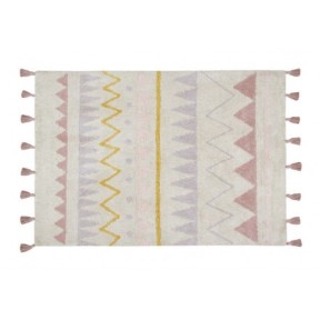 Lorena Canals - Tappeto lavabile Azteca 120x160cm - 100% Cotone - Lavabile in lavatrice!