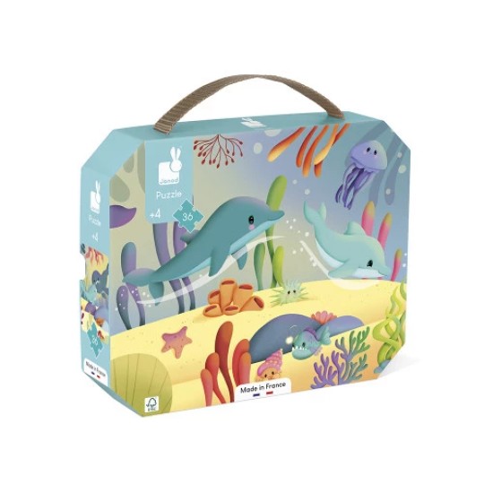 Janod - Puzzle Gli animali marini