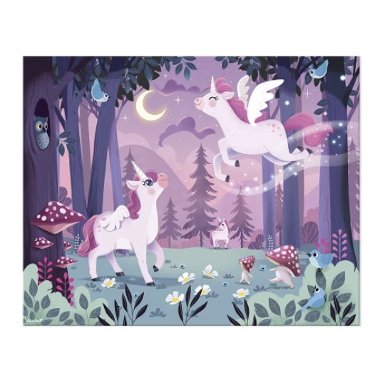Janod - Puzzle Unicorni