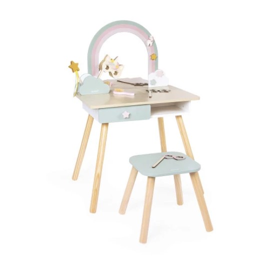 Janod - Tavolino da trucco con sedia
