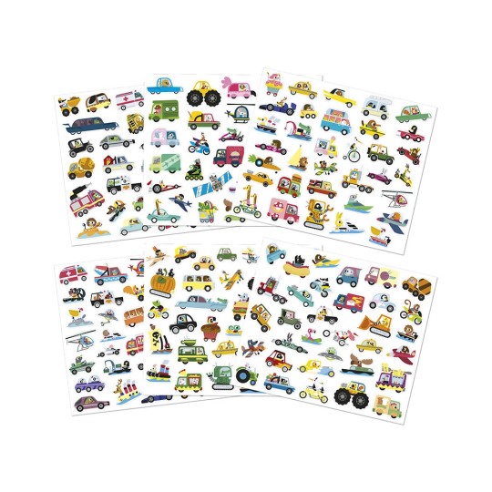 Janod - Set adesivi - 200 pezzi