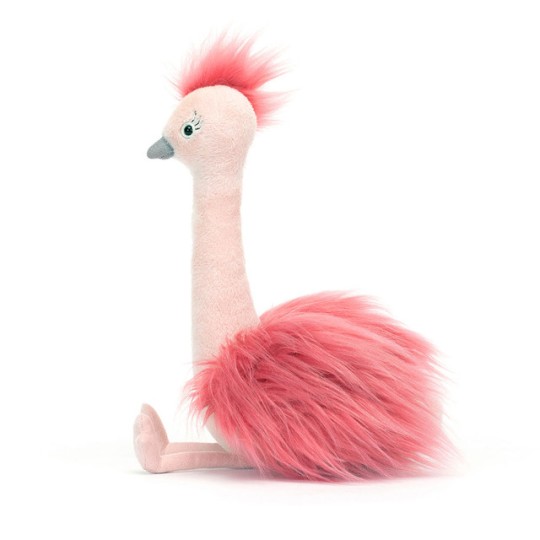 Jellycat - Peluche morbido Fou Fou Struzzo