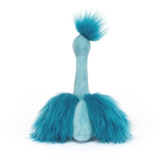 Jellycat - Peluche morbido Fou Fou Pavone