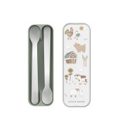 Little Dutch - Set cucchiai 2 pezzi con scatola - Colori Little Dutch: Little Farm