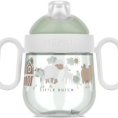 Little Dutch - Tazza a due manici AntiGoccia 200 ml - Dai 6 mesi! - Colori Little Dutch: Little Farm