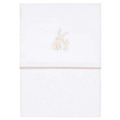 Little Dutch - Lenzuolo per lettino 110x140cm - 100% Cotone Biologico - Colori Little Dutch: Baby Bunny