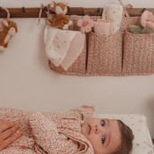 Little Dutch - Organizer in cotone da appendere - Colori Little Dutch: Fairy Floral