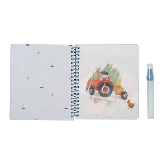 Little Dutch - Libro magico da colorare con acqua - Colori Little Dutch: Jim and Friends