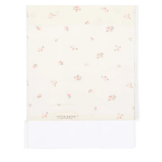 Little Dutch - Lenzuolo per lettino 110x140cm - 100% Cotone Biologico - Colori Little Dutch: Fairy Blossom