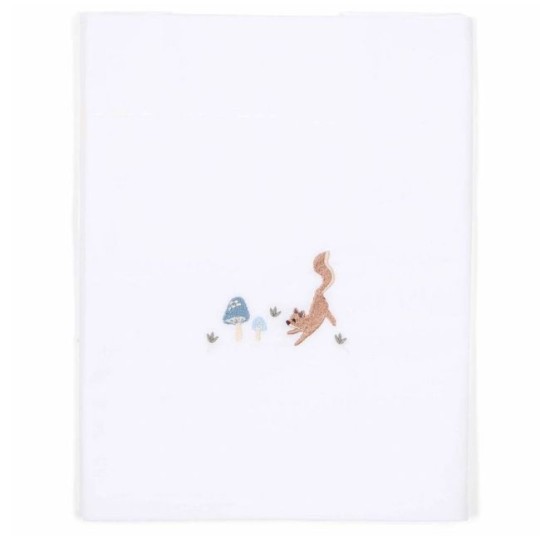 Little Dutch - Lenzuolo per lettino 110x140cm - 100% Cotone Biologico - Colori Little Dutch: Forest Friends