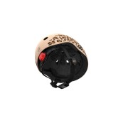 Scoot & Ride - Casco con chiusura magnetica - Taglia: XXS-S (45-51cm), Colore: Leopard