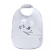 Saro - Bavaglio impermeabile con tasca - Colore: Grigio