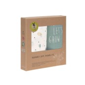 Lassig - Mussola in viscosa di bamboo XL - 120x120cm - Pack 3pezzi - Colori Lässig: Garden Explorer