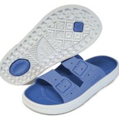 Boatilus - Ciabatta in gomma doppia fibbia Rocky - Colore Boatilus: Jeans White, Taglia Boatilus: 30/31