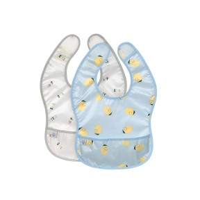 Lassig - Bavaglino con velcro Waterproof - Confezione 2 pezzi