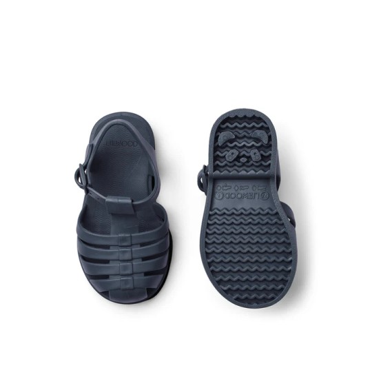 Liewood - Sandali da mare da bagno con cinturino - Bre Sandals - Flessibili e resistenti - Taglia Scarpe: 30, Colore Liewood: Classic Navy