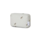 Gloop - Beauty case impermeabile - 100% Cotone Biologico - Colori Gloop: Zebra